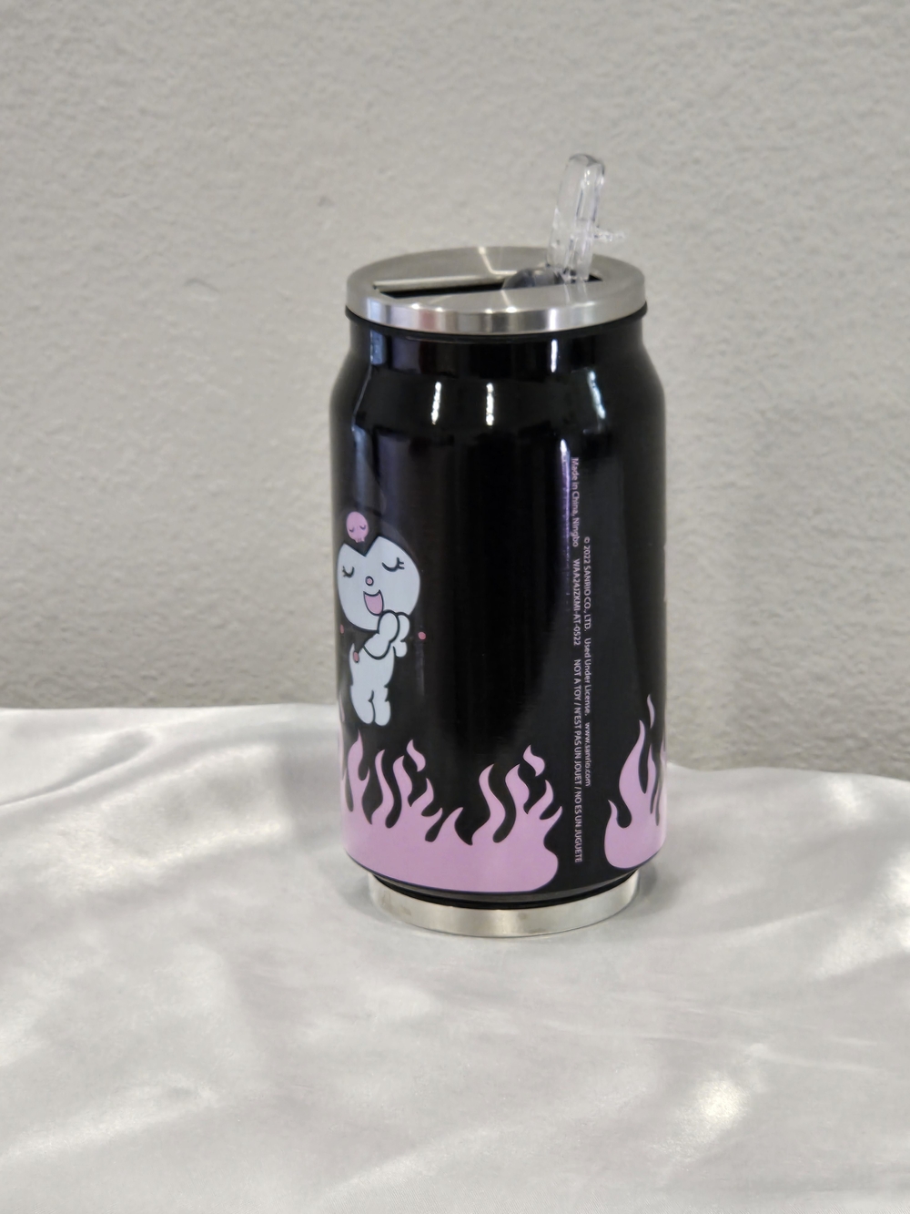 Kuromi Cute Character 12 Ounce Soda Can Tumbler NWOT - Picture 6 of 8